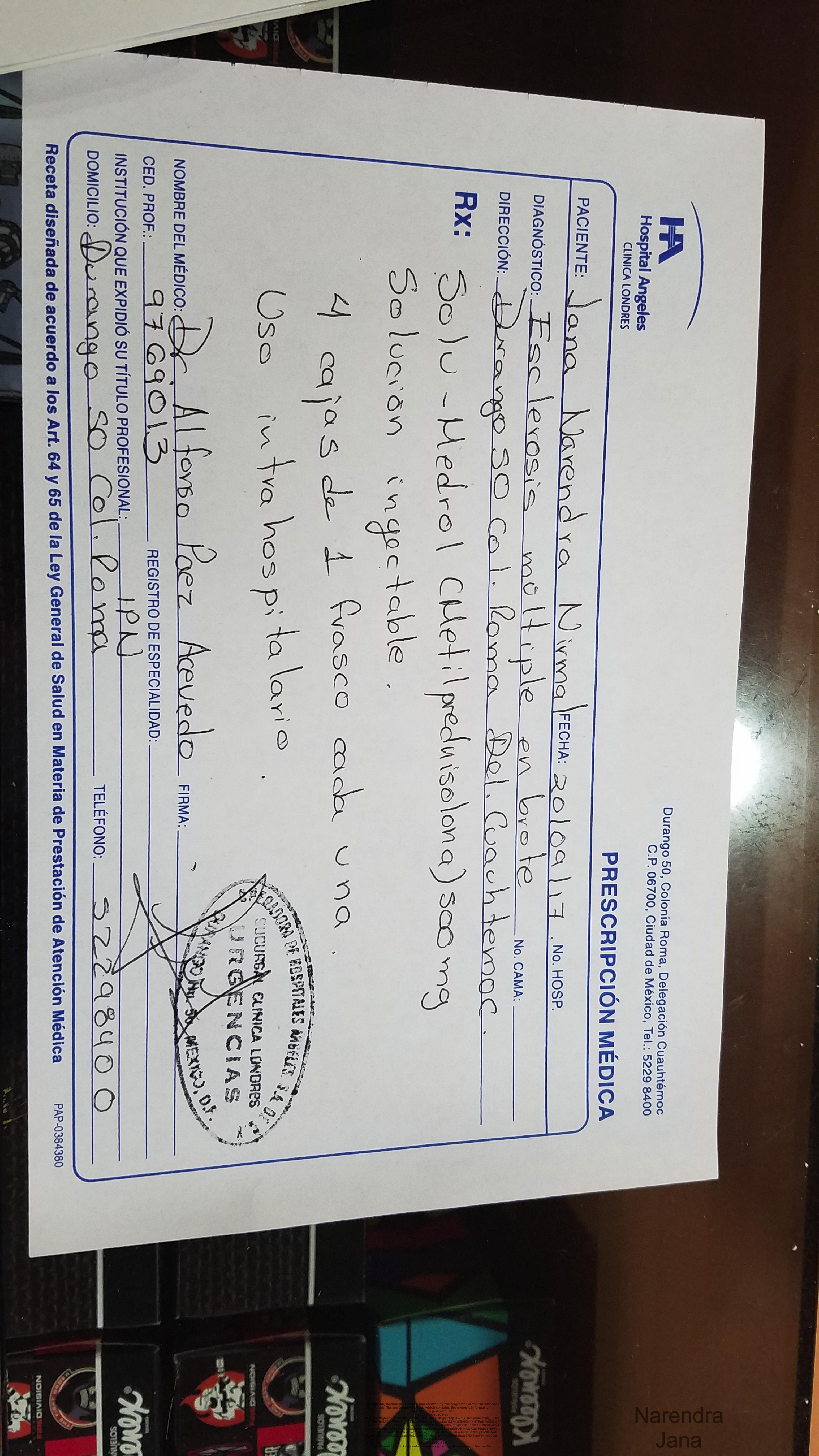 Falsified Discharge Summary