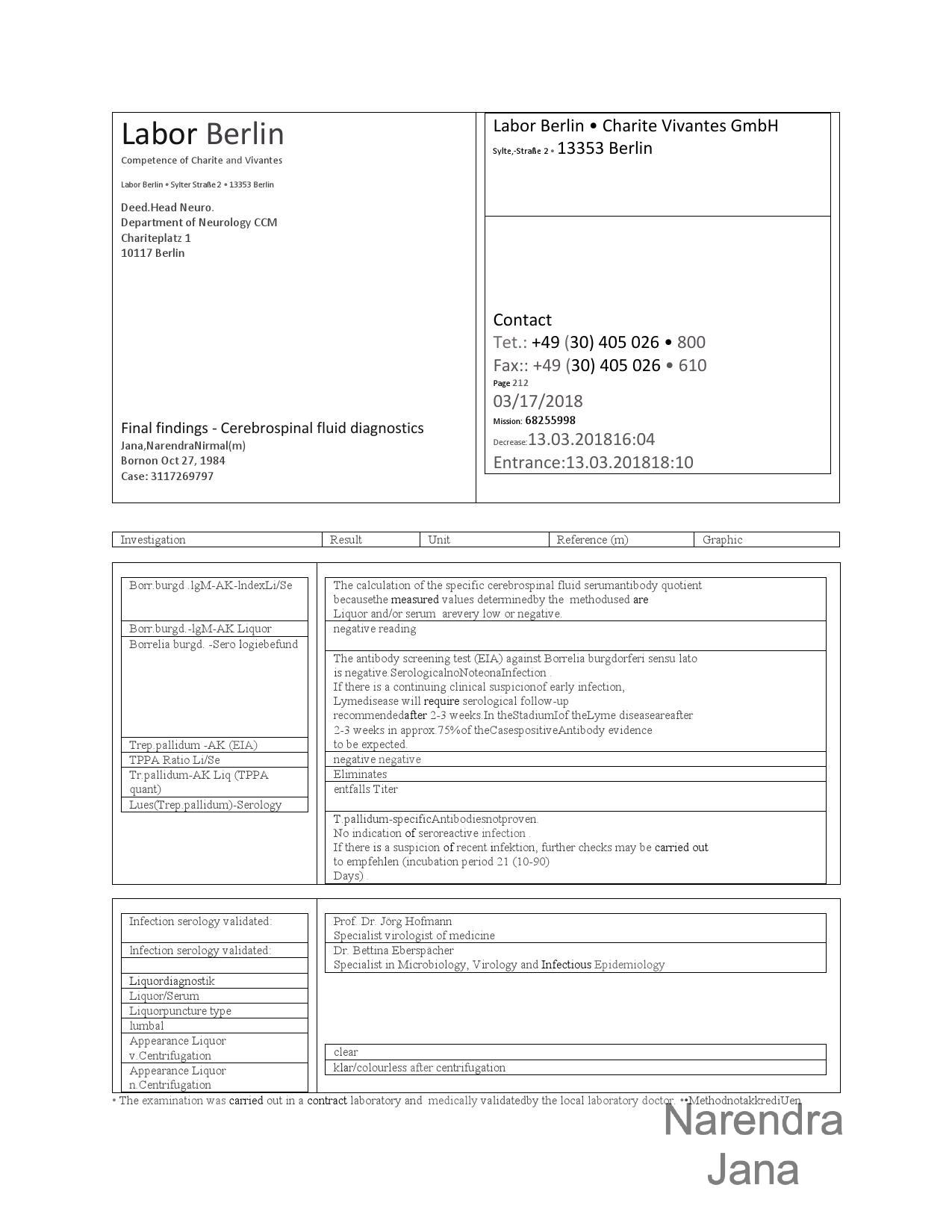 Falsified Discharge Summary